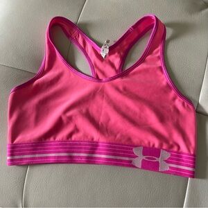 Under Armour  Sports Bra size medium pink